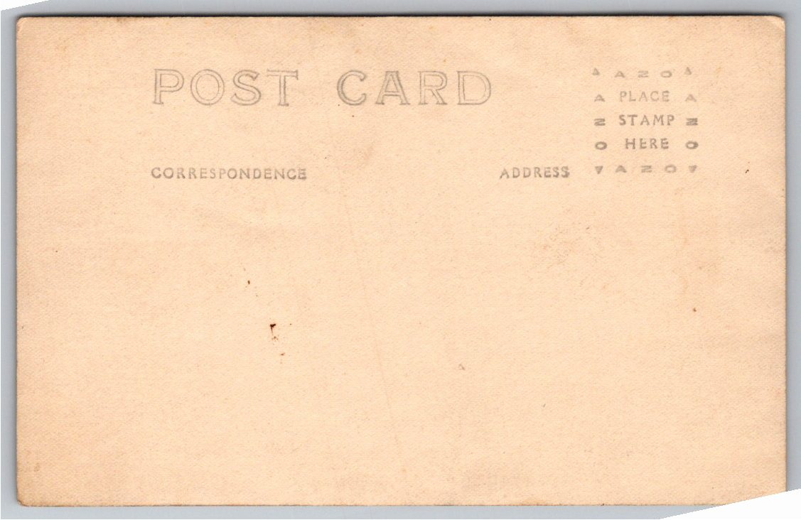 1915 Girl Cadets Parade San Francisco Hammam Baths RPPC Postcard - Back / Reverse View