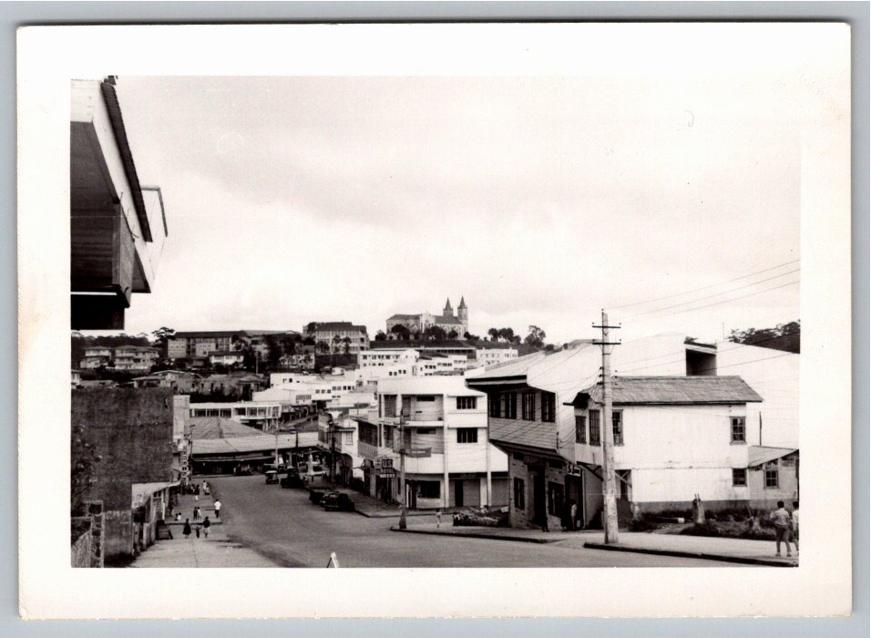 1950s Baguio City Philippines Session Road Cathedral Vintage