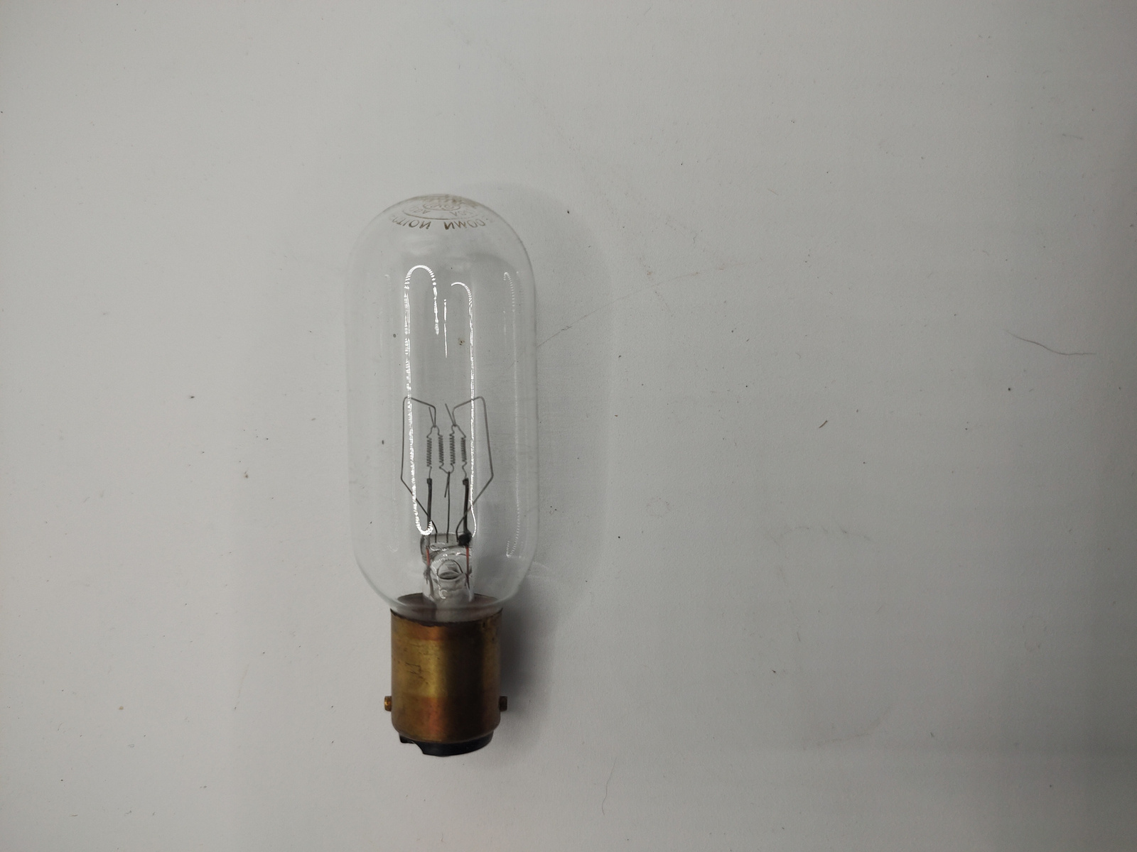 Vintage GE Mazda 75W 120V Projection Lamp Bayonet Base T8 Bulb