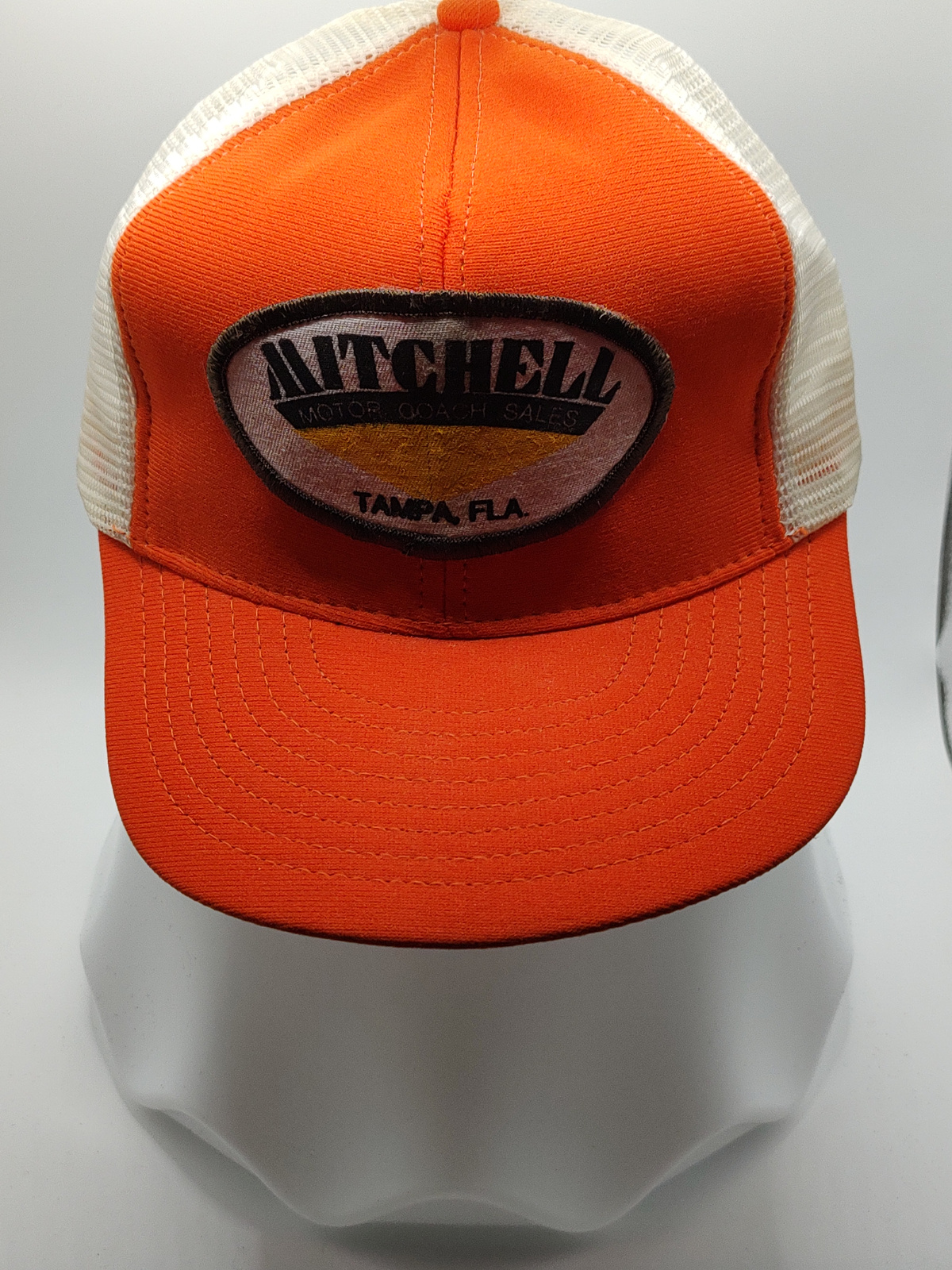 Vintage Mitchell Motor Coach Sales Tampa Trucker Hat USA Made