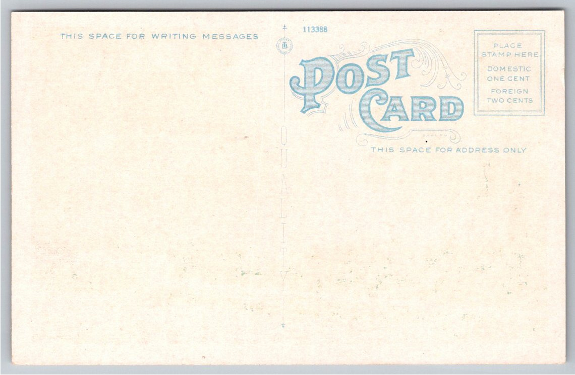 Antique Port Washington Long Island NY M.E. Church Postcard c. - Back / Reverse View