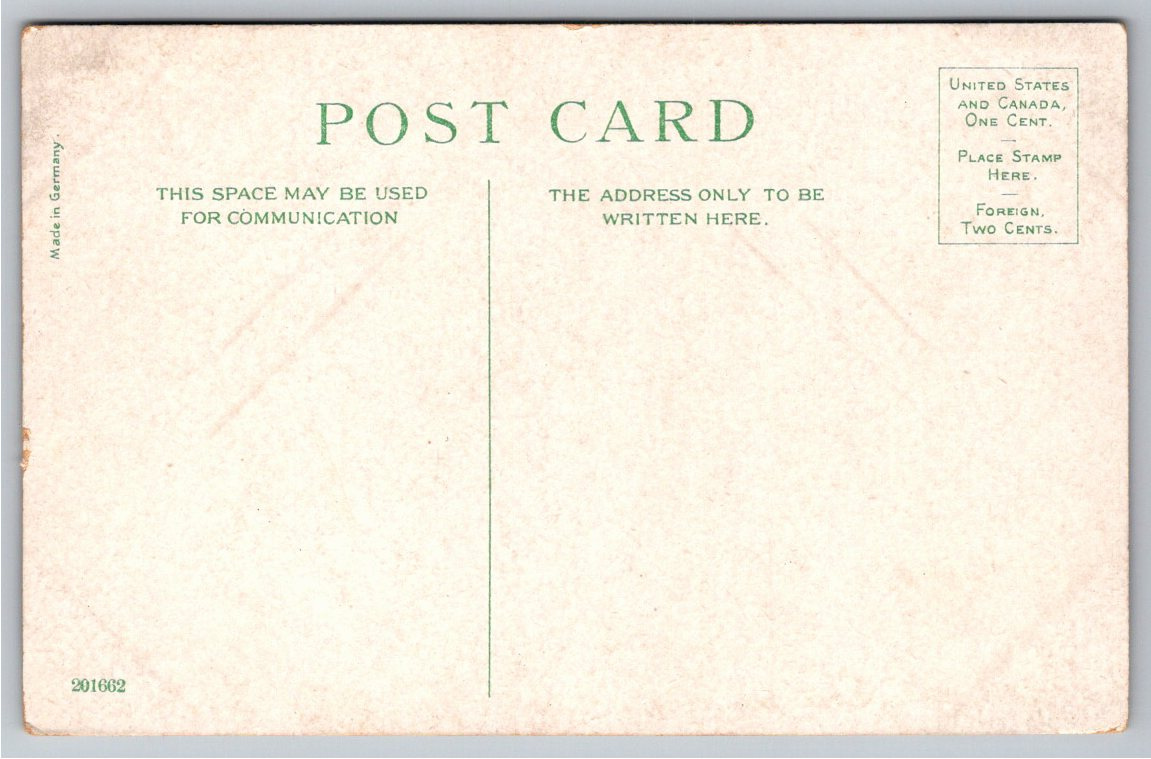 Vintage Postcard 1900s Kansas City MO Petticoat Lane 11th St - Back / Reverse View