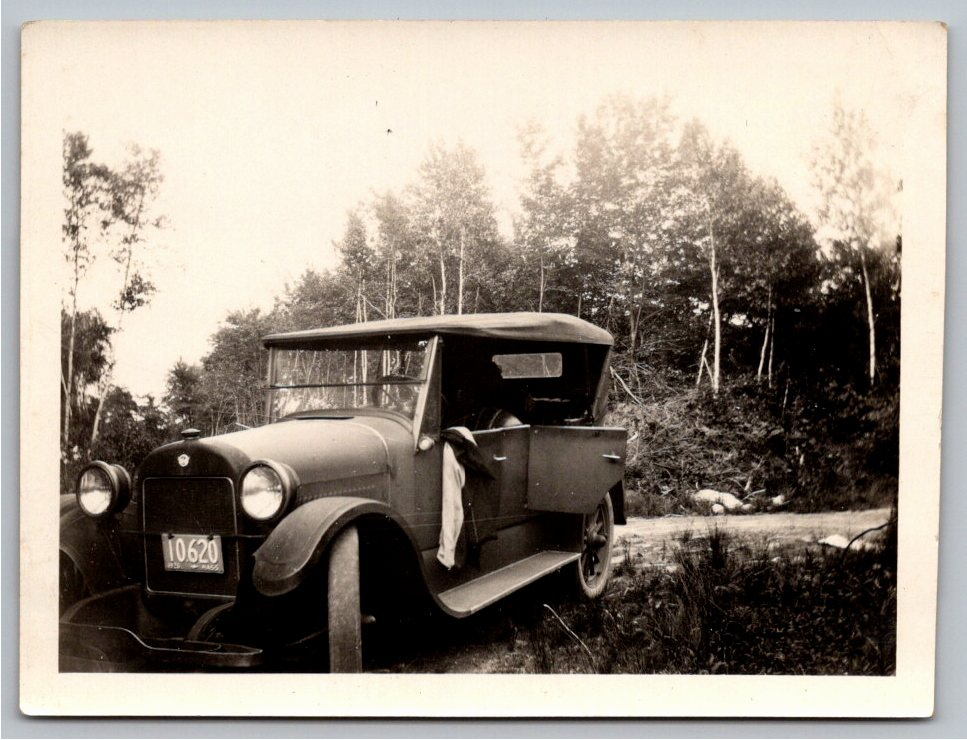 Vintage 1923 Massachusetts Automobile Photo: REO Touring Car