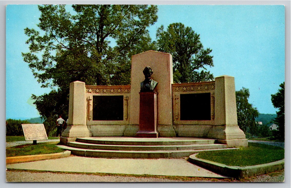 Lincoln Speech Memorial Gettysburg Pennsylvania Vintage Postcard