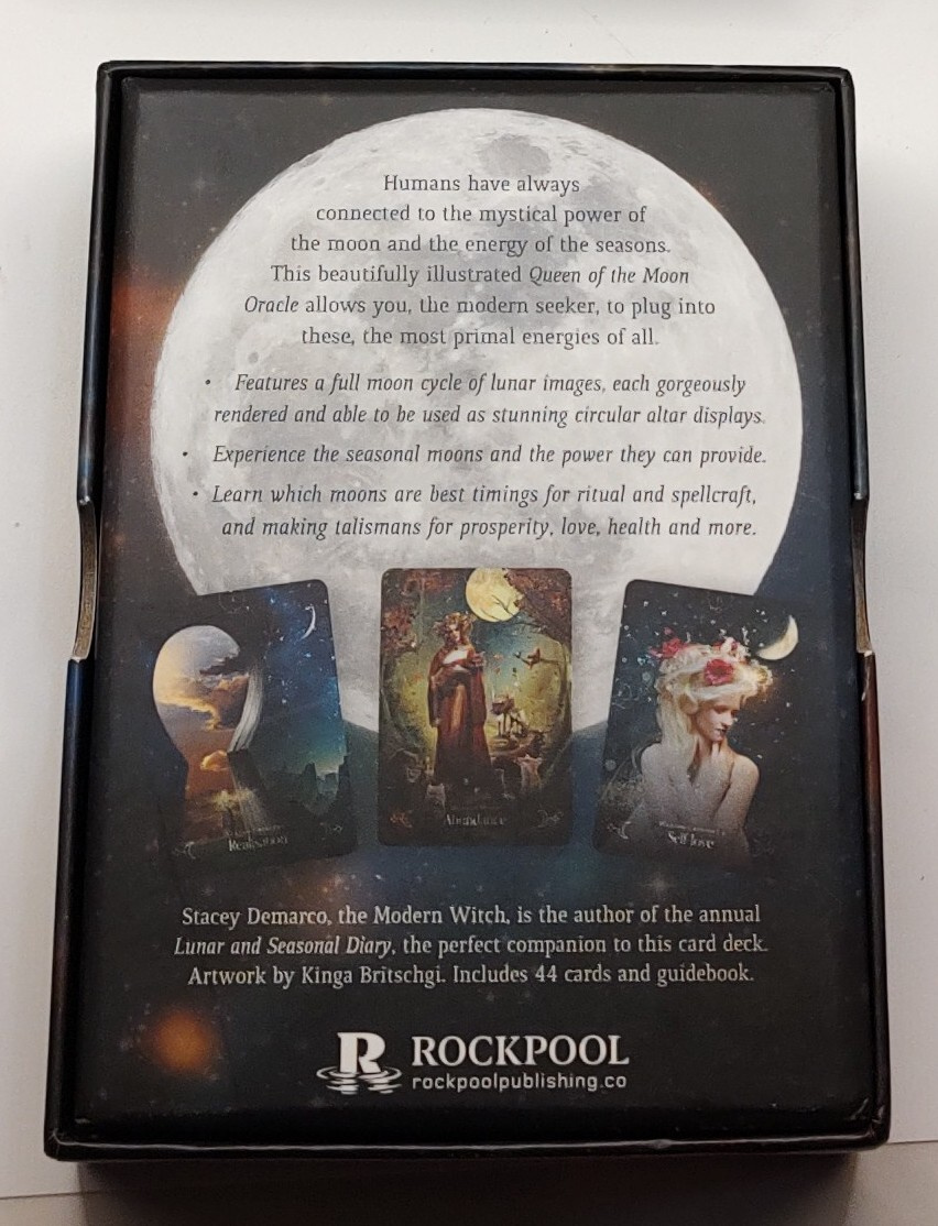 Queen of the Moon Oracle Deck by Stacey DeMarco & Ritual Set - Lot Photo 2