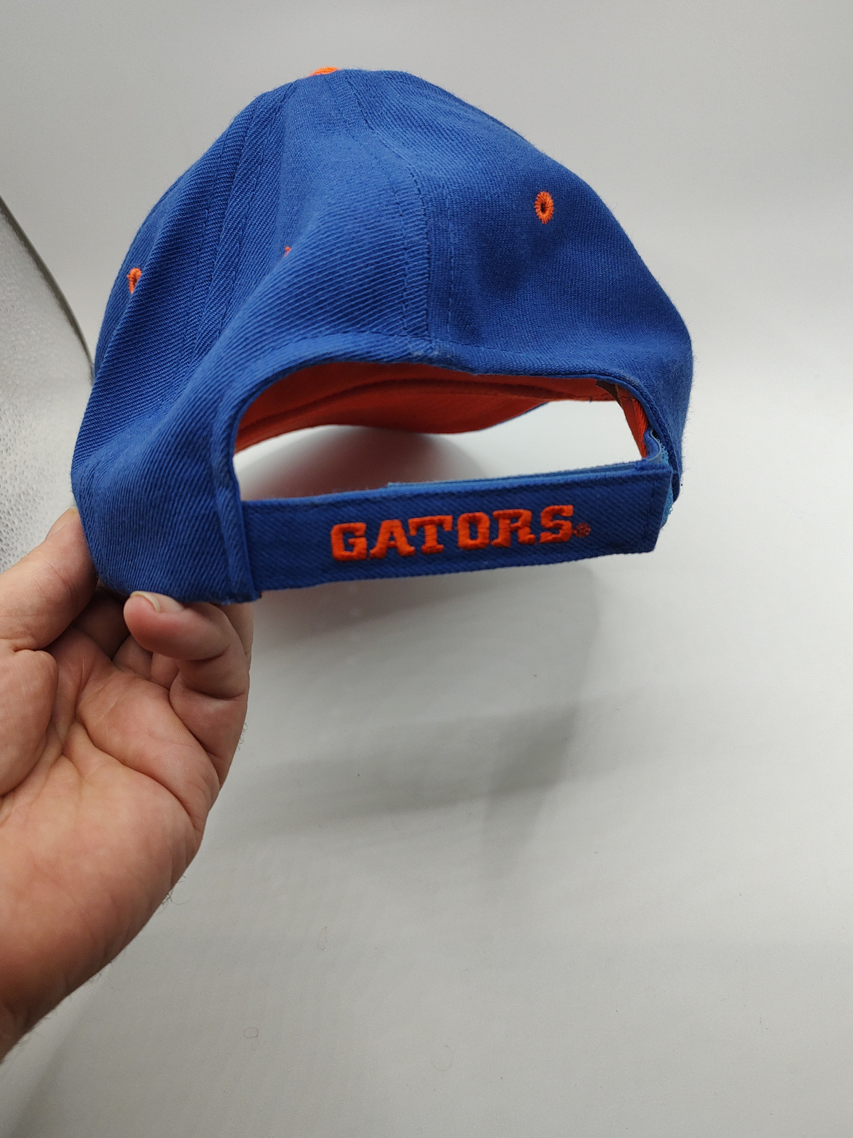 Vintage Florida Gators Basketball Cap: Royal Blue Wool Blend - Angle / View 3