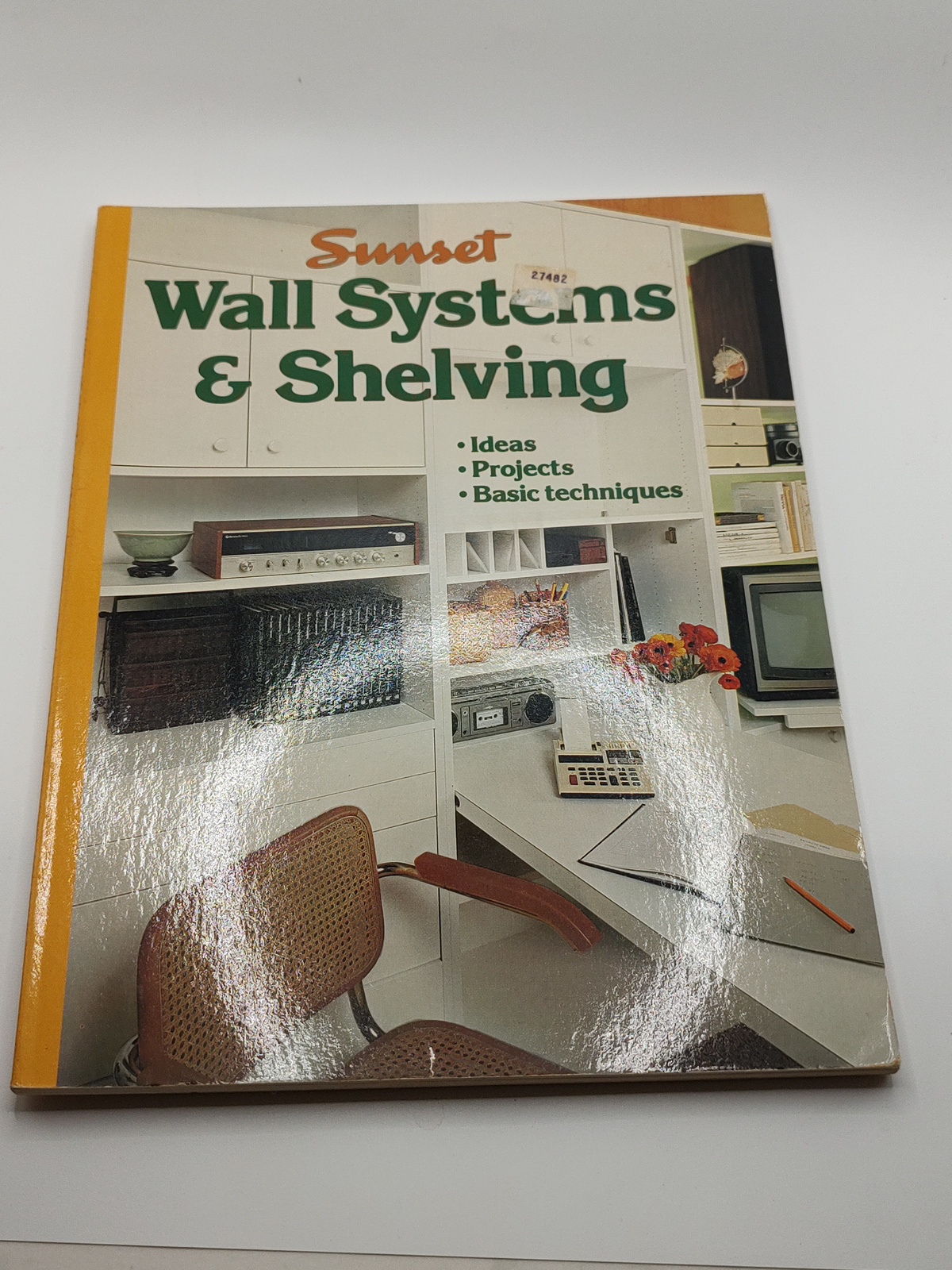 1981 Sunset Wall Systems & Shelving Vintage Woodworking Book