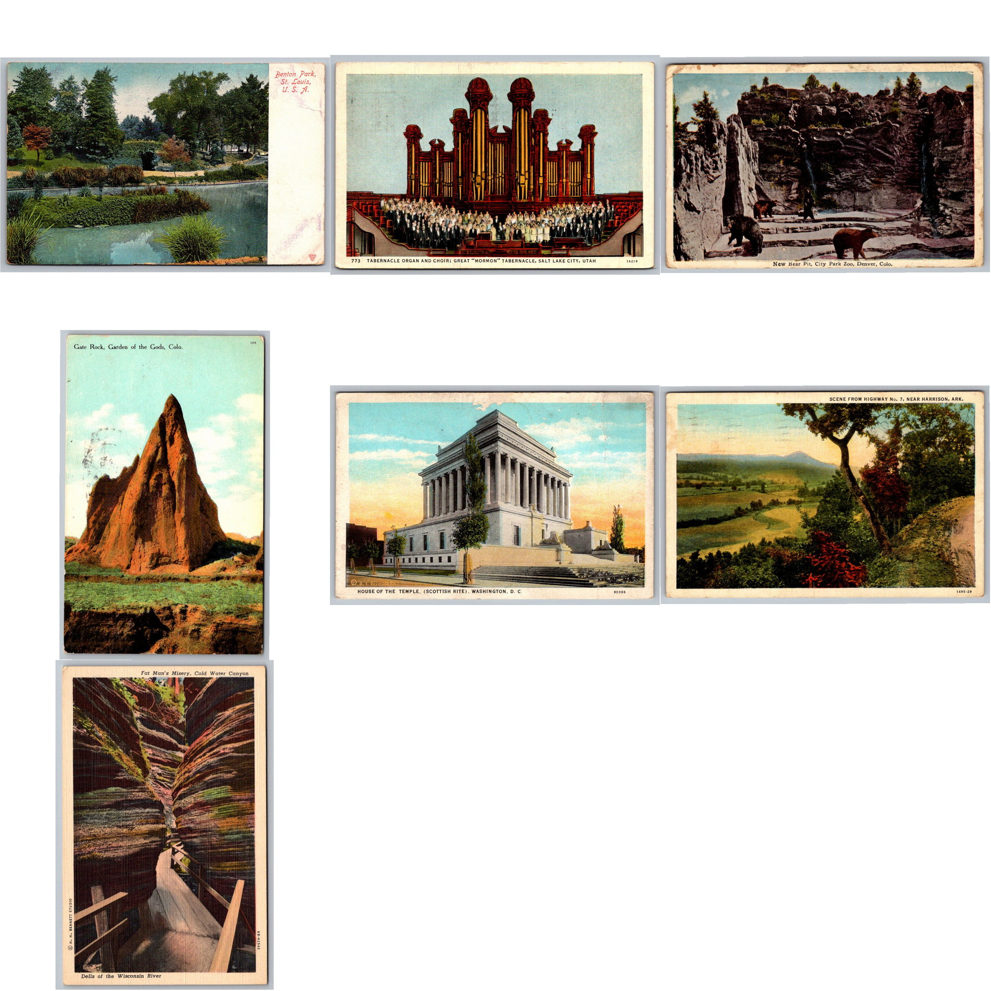 Edwardian British Townscapes: Curated Vintage Postcard Collection