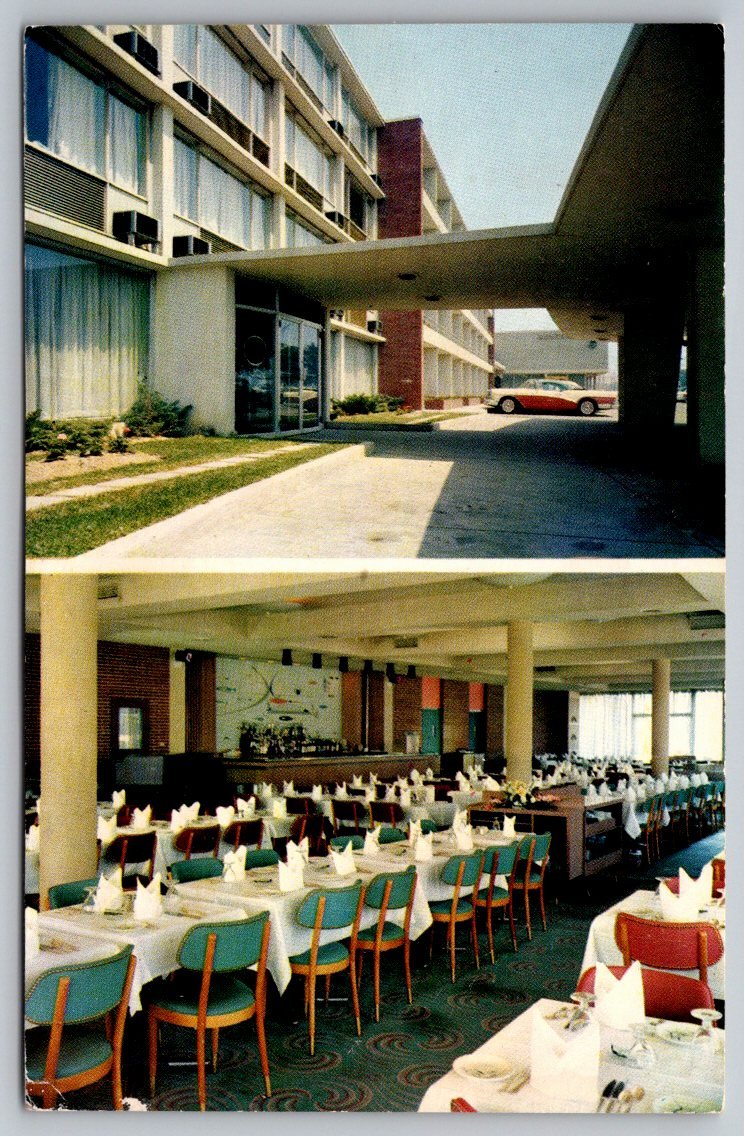 Vintage Seaway Hotel Toronto Postcard: Mid-Century Architecture