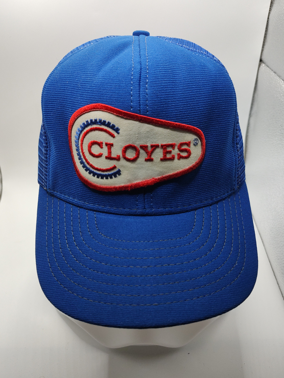 Vintage Cloyes Timing Gear Blue Mesh Trucker Hat USA Snapback