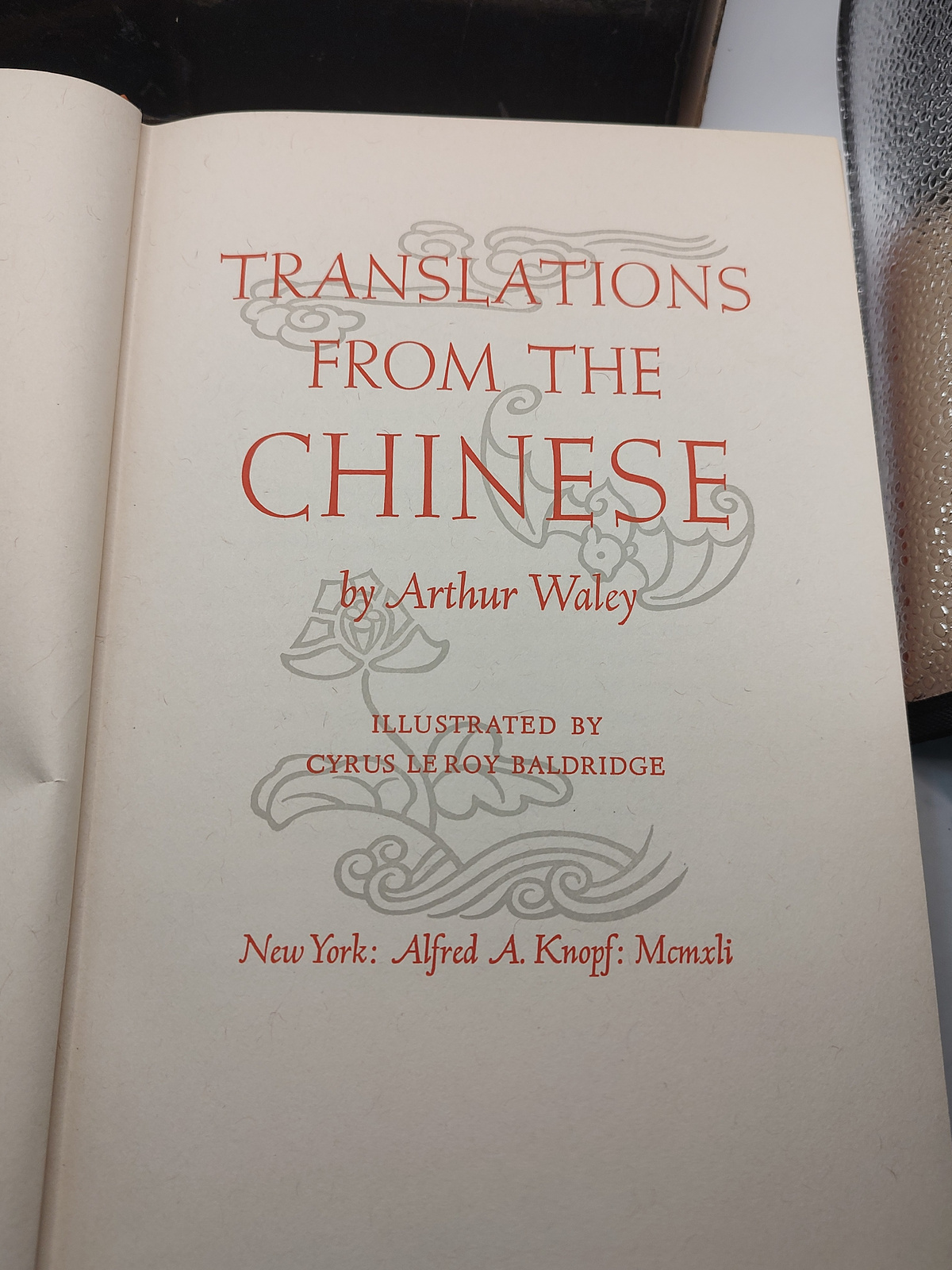 1941 Translations From The Chinese Arthur Waley Illustrated Knopf - Lot Photo 9