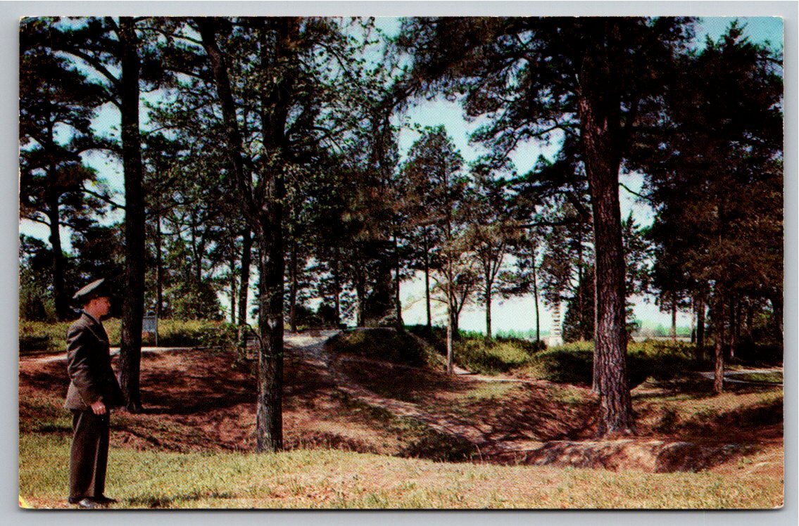 Vintage Postcard: The Crater, Petersburg National Military Park