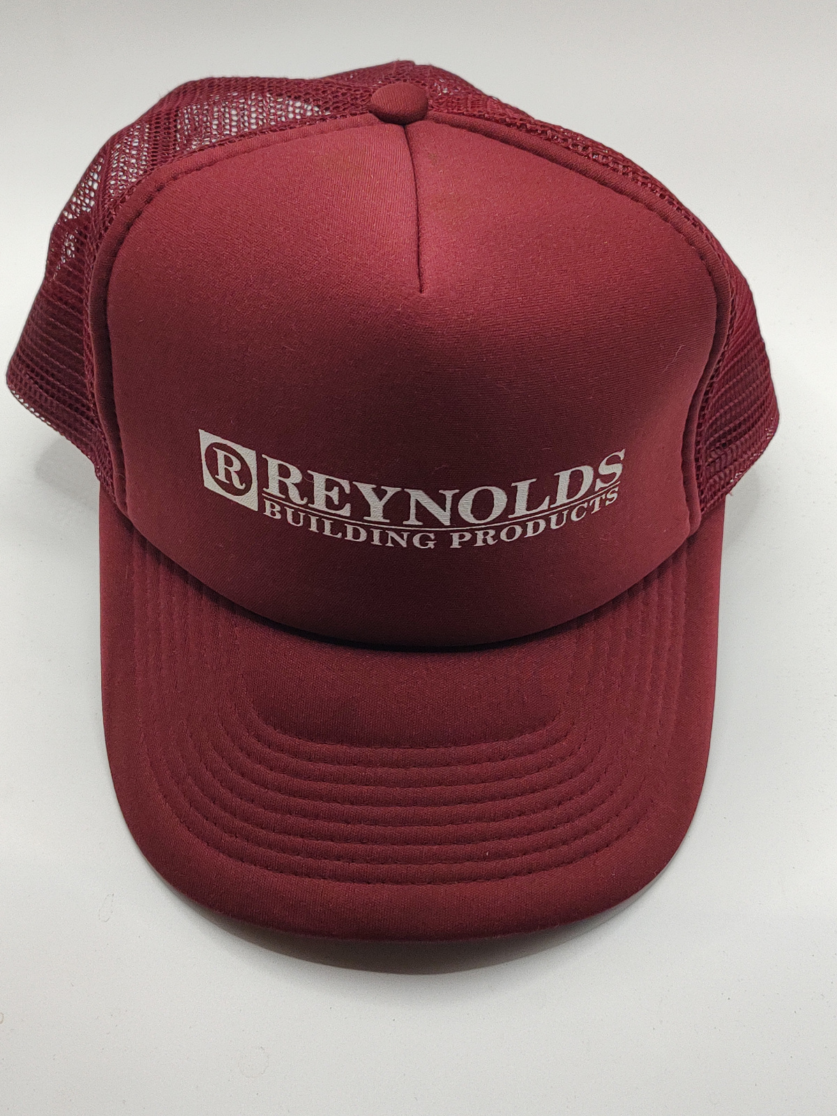 Vintage Reynolds Building Products Foam Trucker Hat Maroon