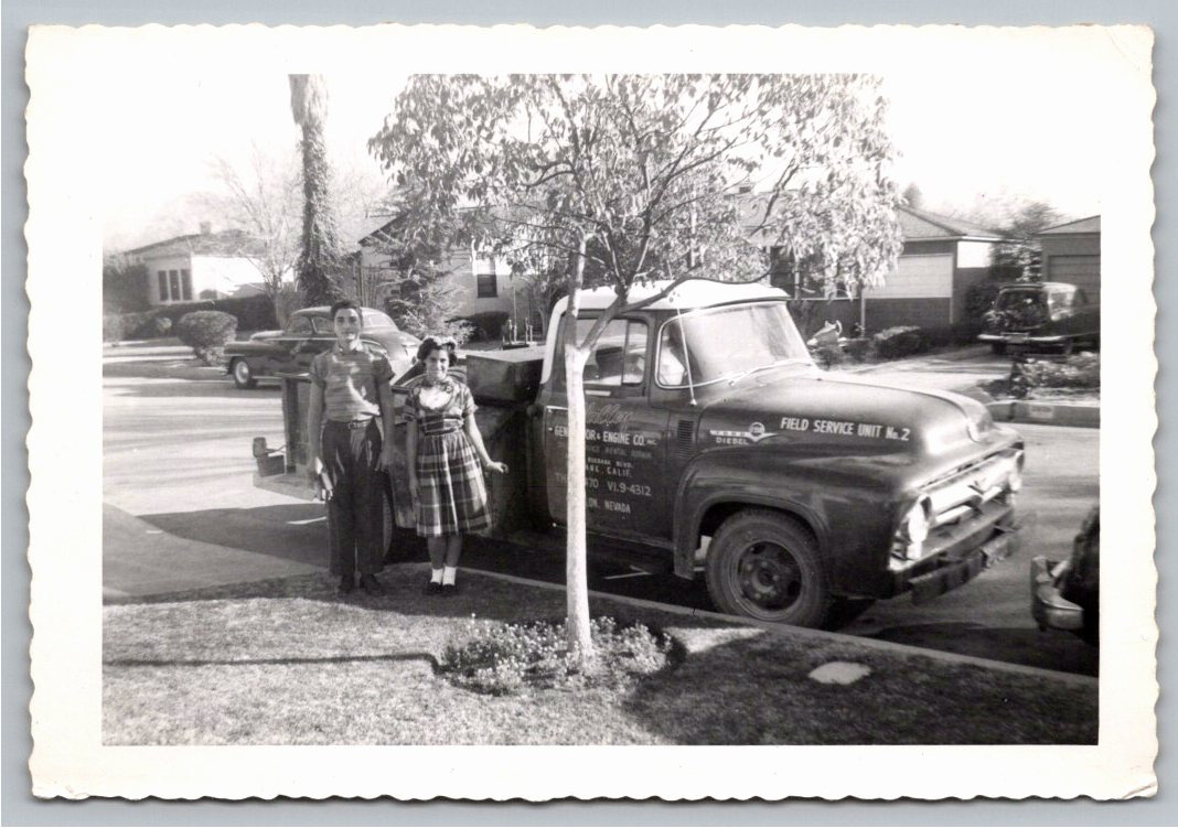 1956 Vintage Ford Service Truck Snapshot: Burbank, California