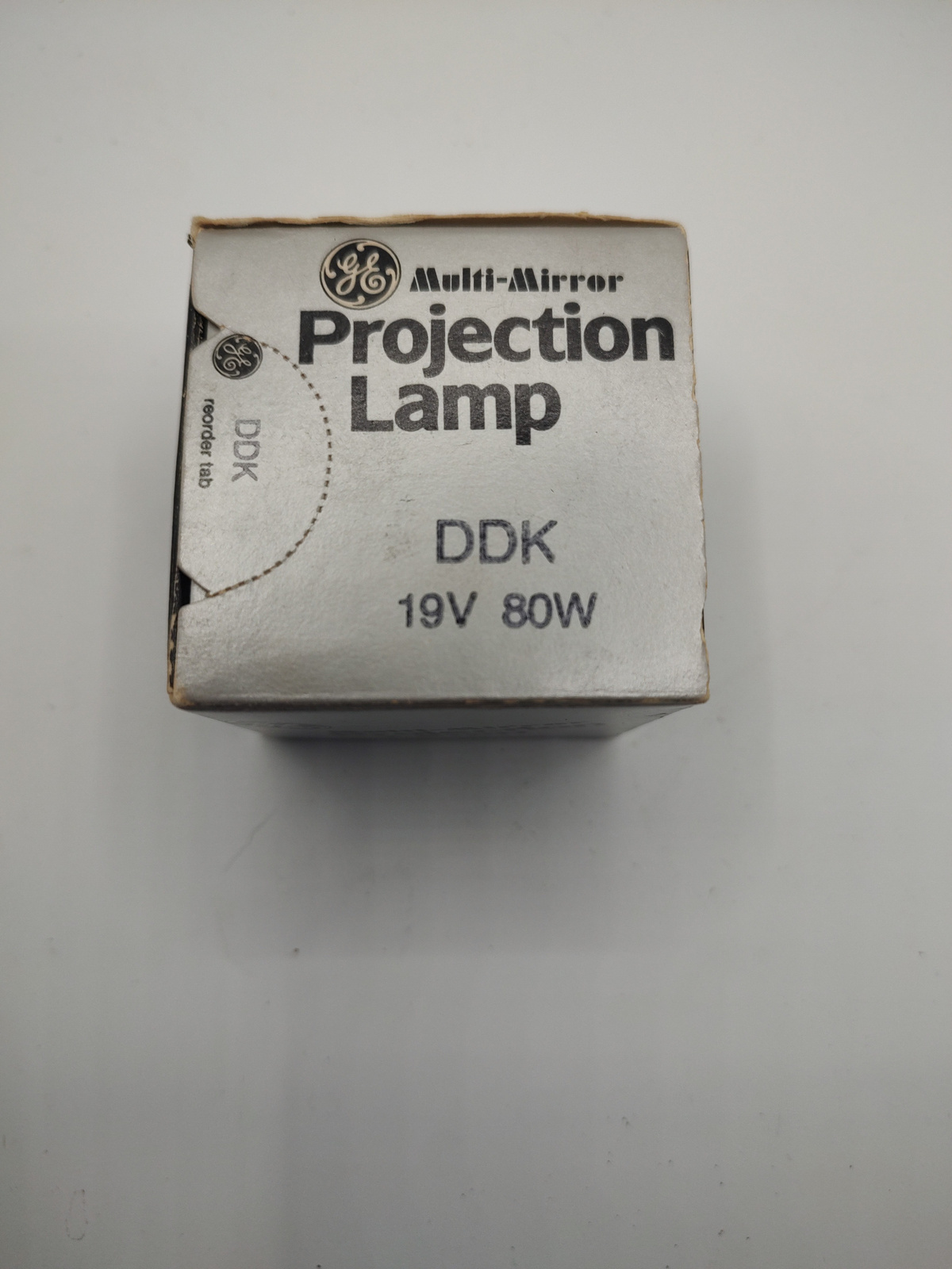 Vintage GE DDK Multi-Mirror Projection Lamp Bulb 19V 80W NOS