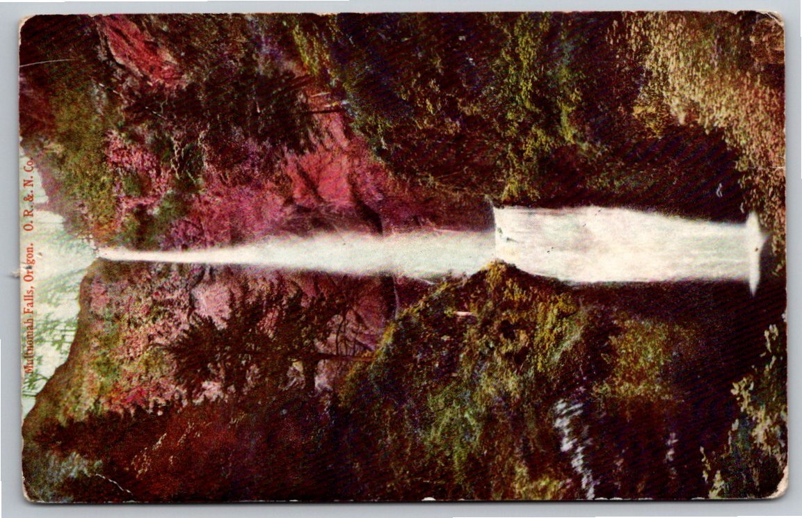 1907 Multnomah Falls Oregon Undivided Back Postcard O.R. & N. Co.