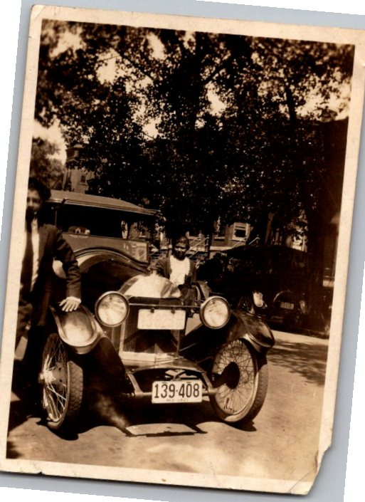 1921 Scripps-Booth Roadster Vintage Photo with Maryland License