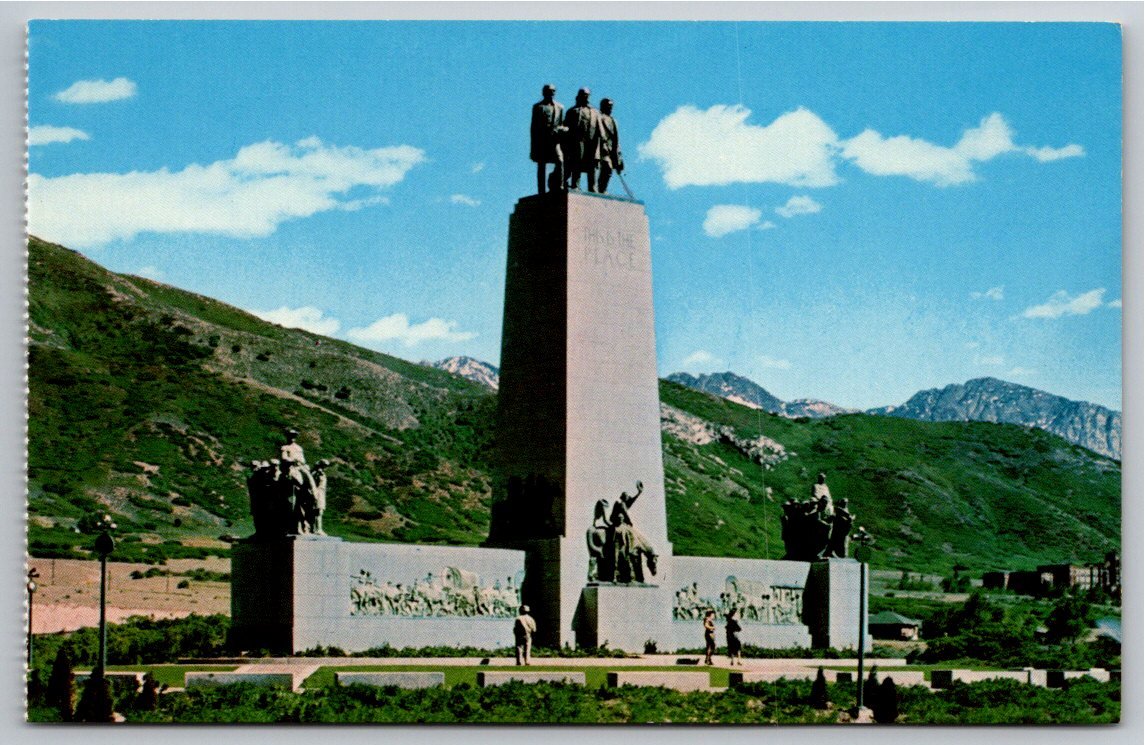 Vintage Postcard: This Is The Place Monument, Salt Lake City
