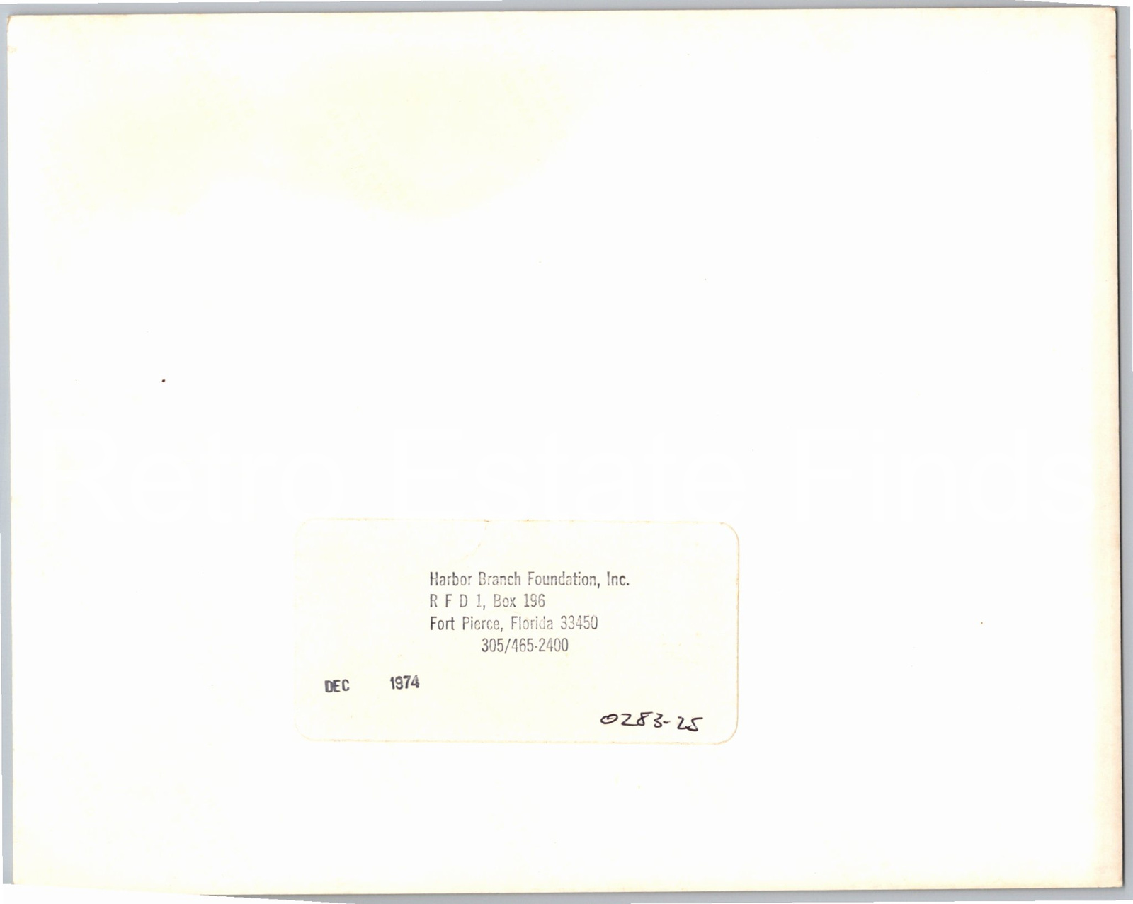 1970s Harbor Branch Johnson-Sea-Link Submersible Photo Archive - Lot Photo 9