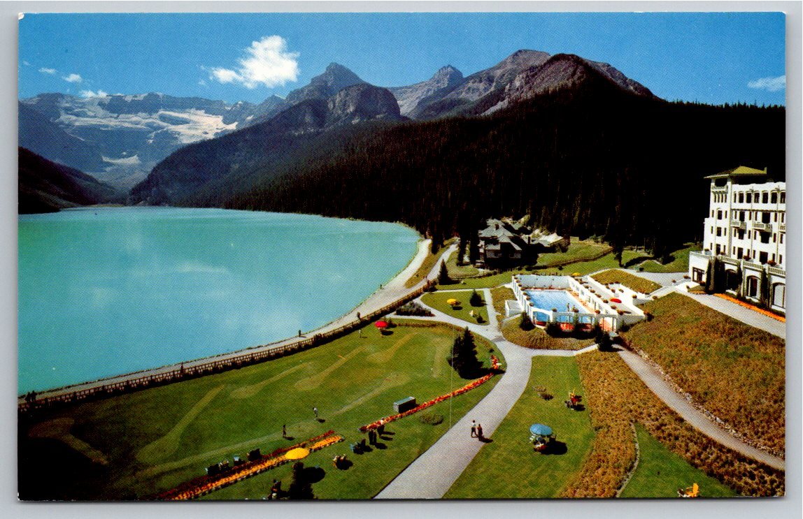 Vintage Lake Louise & Chateau Banff Postcard | Canadian Rockies