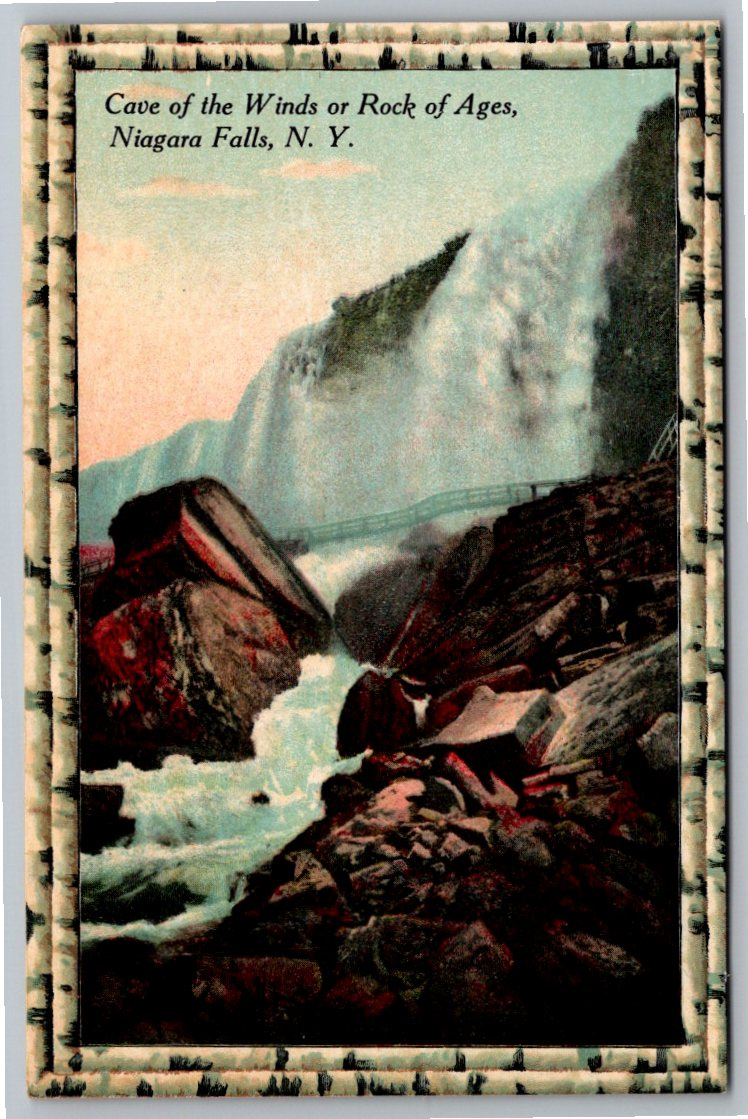 1900s Niagara Falls Cave of the Winds Rock of Ages Vintage