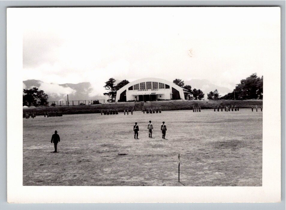 1950s Philippine Military Academy PMA Cadets at Jurado Hall Photo