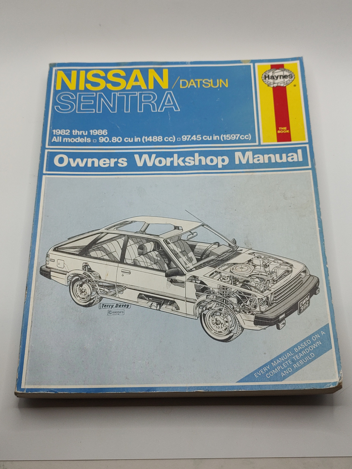 Vintage Haynes Nissan Datsun Sentra 1982-1986 Workshop Manual