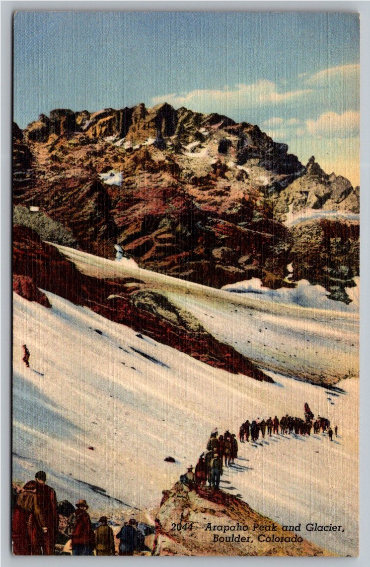 Vintage 1940s Arapaho Peak & Glacier Hike Boulder Colorado