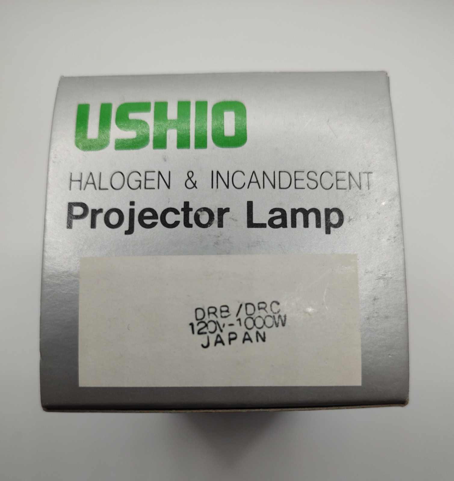 Vintage Ushio DRB/DRC 120V 1000W Halogen Projector Lamp with Box - Angle / View 3