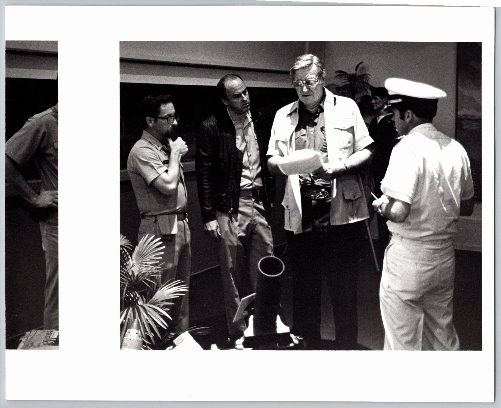 1970s John Wayne Naval Briefing Vintage Large Format Photograph