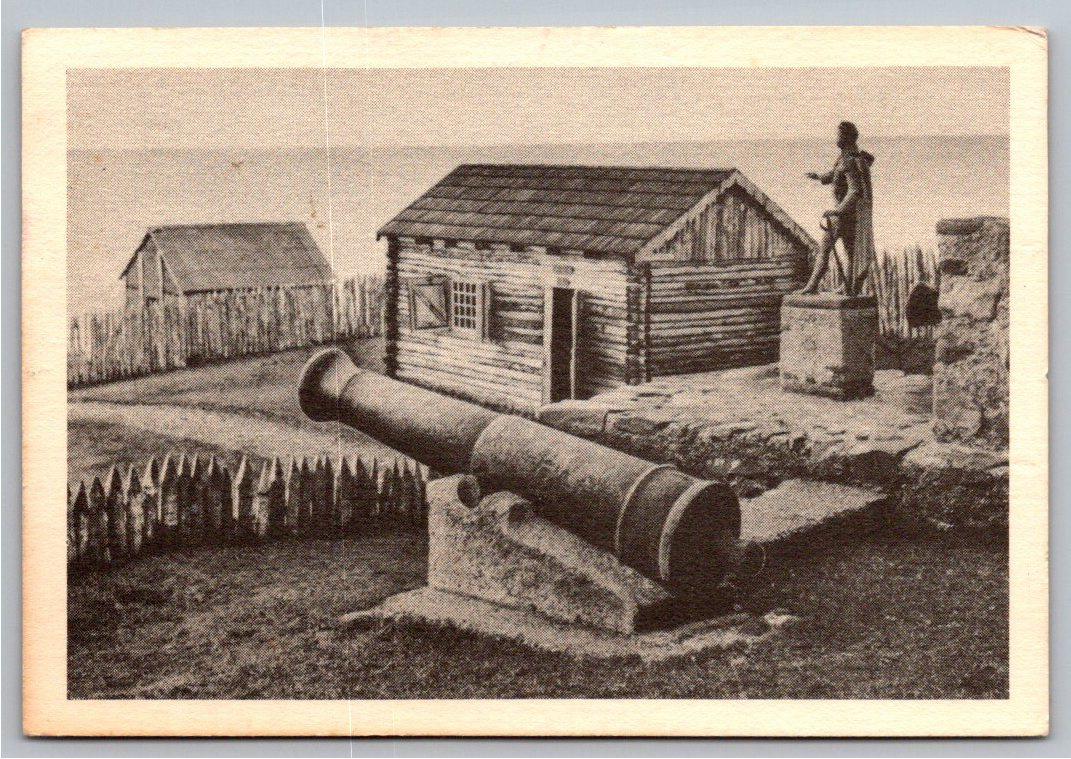 1963 Fort Bulnes Punta Arenas Chile Abbott Pentothal Postcard