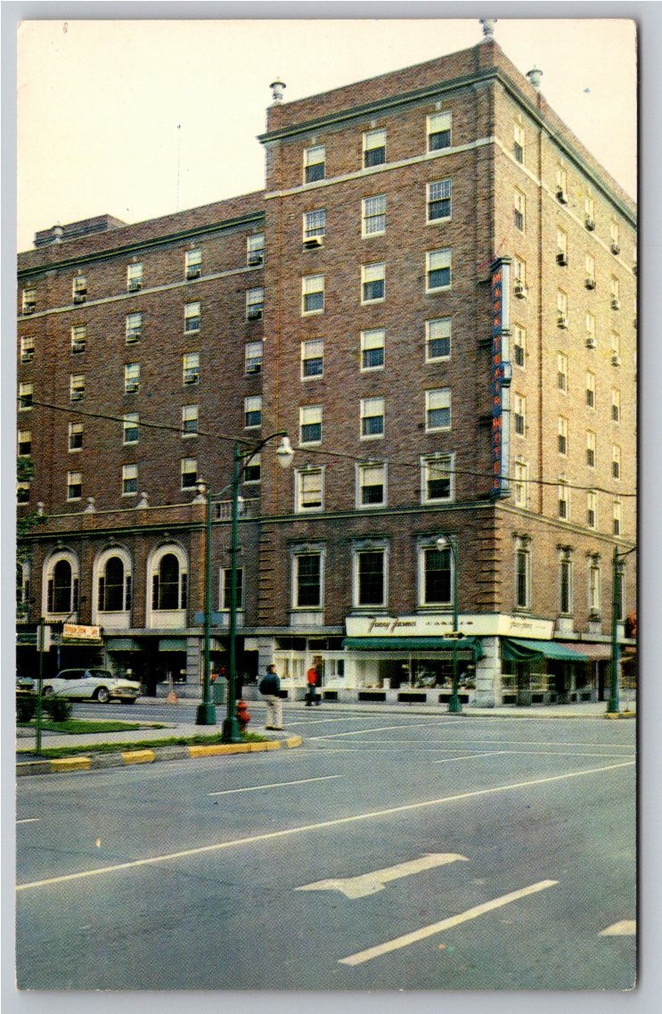Vintage Mark Twain Hotel Postcard | Elmira, NY Historic View