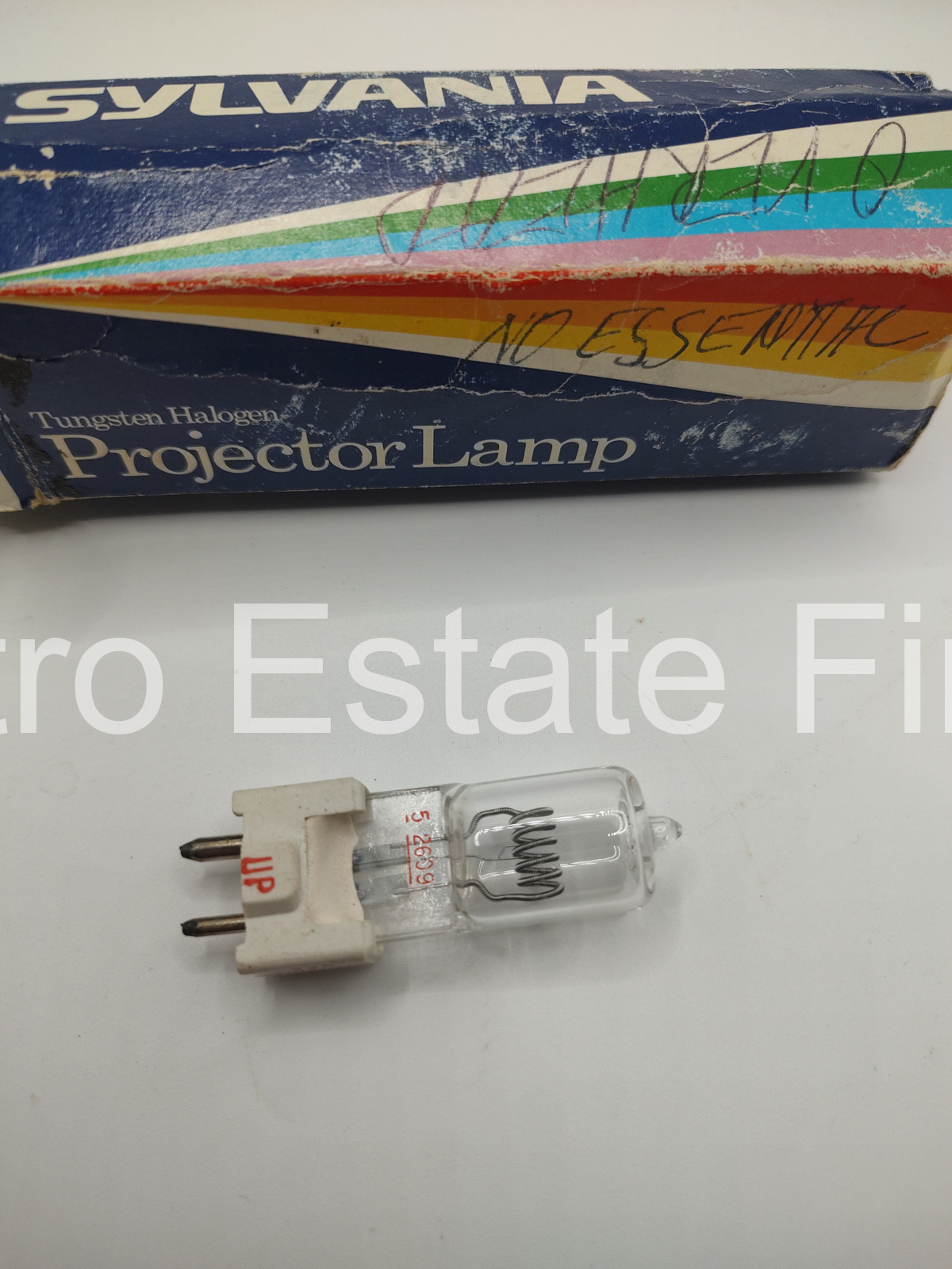 Vintage Sylvania Tungsten Halogen Projector Lamp & Original Box
