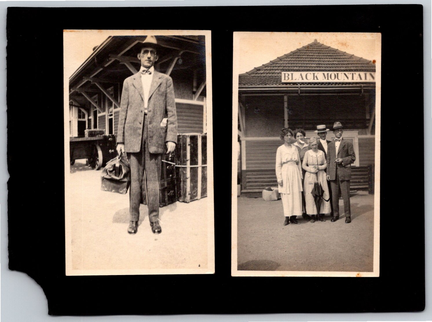1910s Black Mountain Train Depot & Montreat NC Photo Collection
