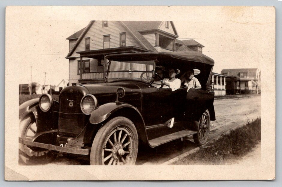 Vintage 1920s REO Touring Car Photo Snapshot | Early American