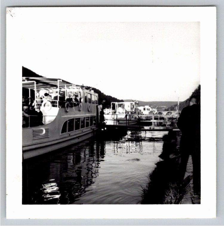 Vintage 1960s River Cruise Snapshot: Mid-Century Waterway Travel