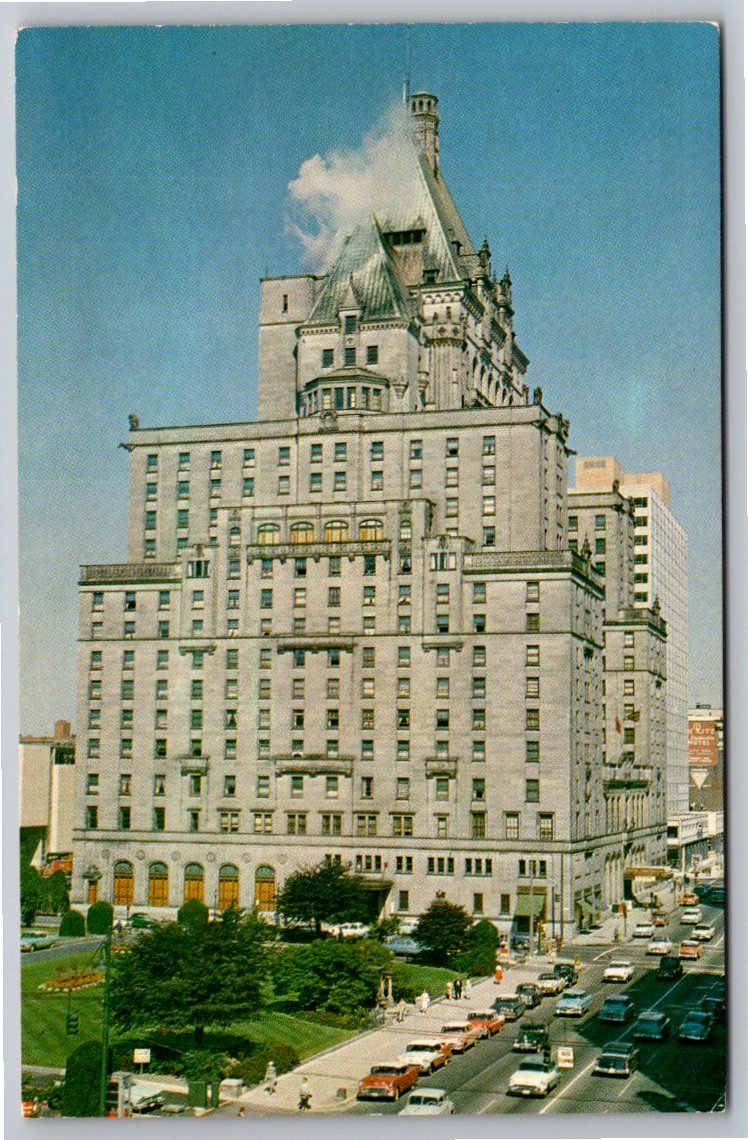 Vintage Hotel Vancouver Postcard B.C. Coast Publishing K-226