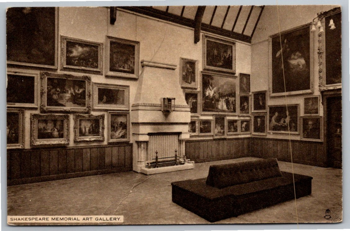 1910s Shakespeare Memorial Art Gallery Stratford Tuck Postcard