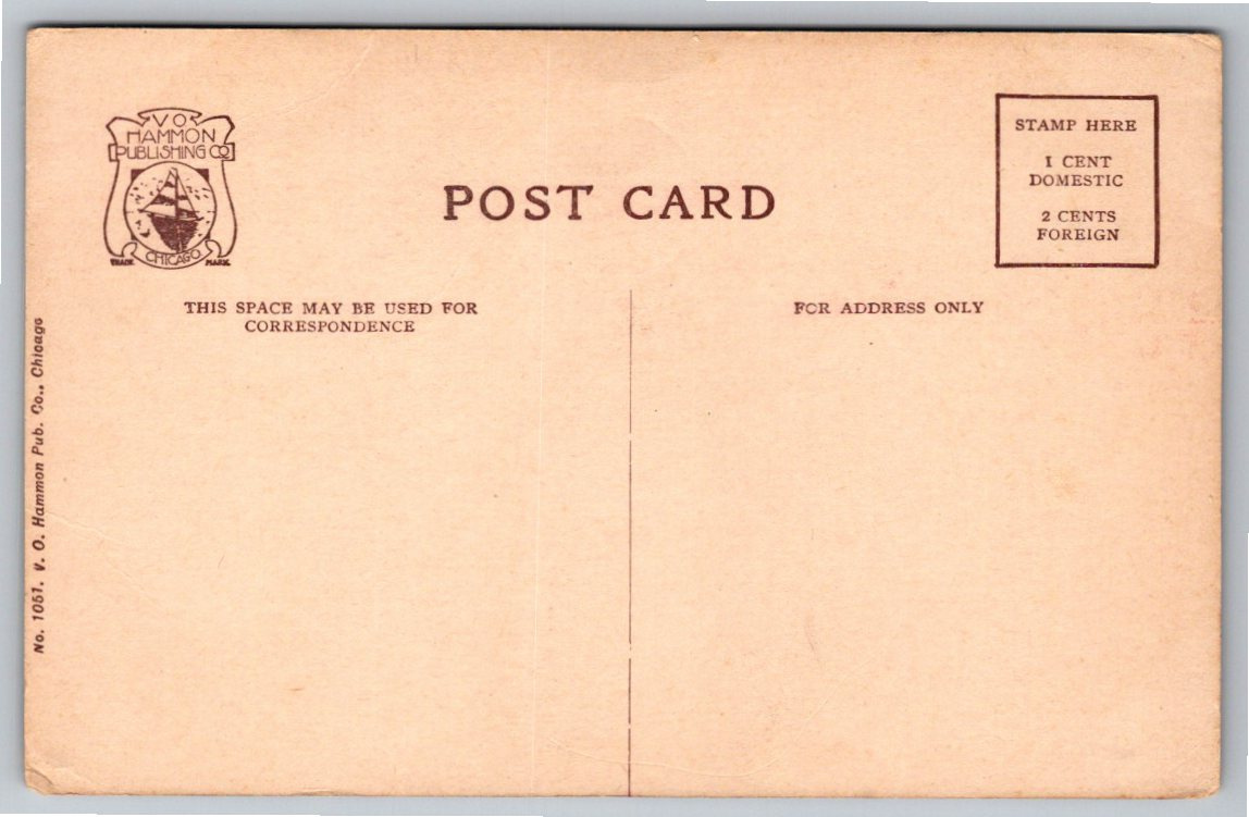 1907 Mississippi River Frozen Ice Walkers St Louis Postcard - Back / Reverse View
