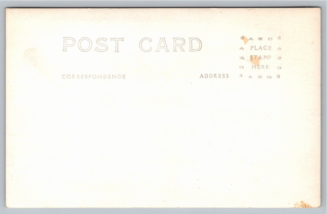 La Prele Dam & Canyon Douglas Wyoming 1910s Vintage RPPC Postcard - Back / Reverse View