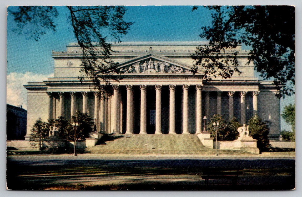 Vintage National Archives Building Postcard Washington DC