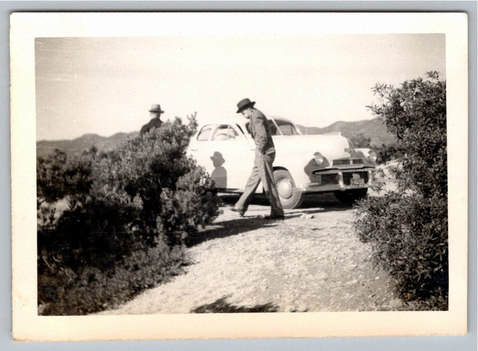 1942 Oldsmobile in Arizona Desert: Original 1940s Vintage