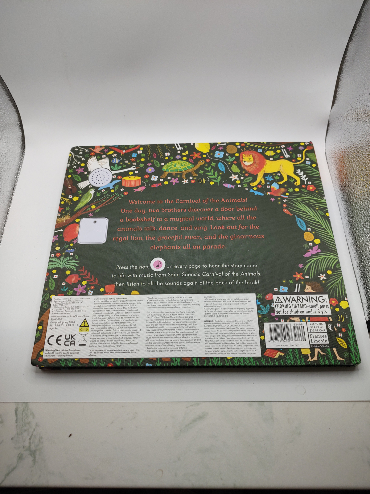 The Story Orchestra: Carnival of the Animals Musical Sound Book - Angle / View 3