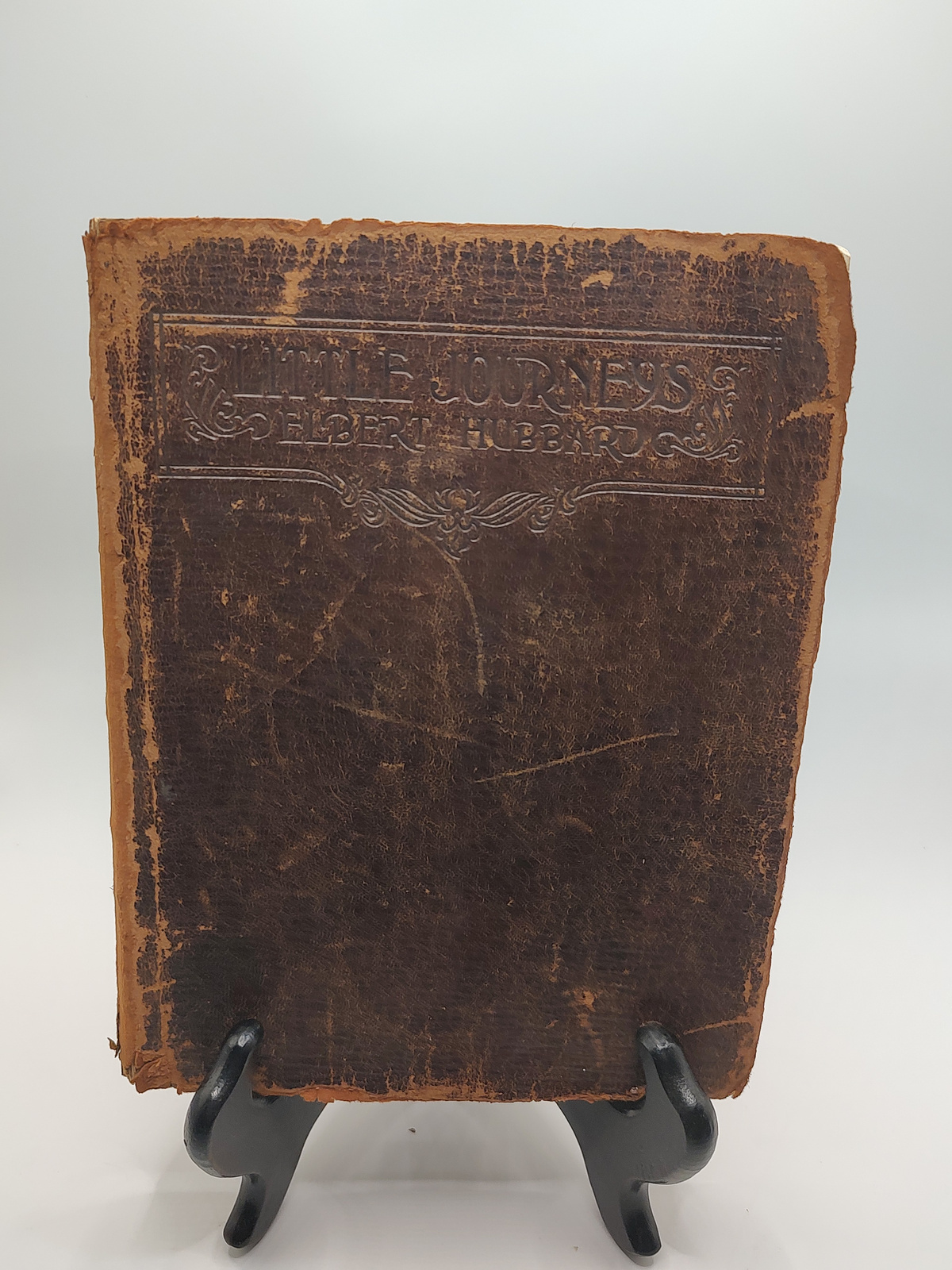 Antique Roycroft Suede Edition: Elbert Hubbard Little Journeys