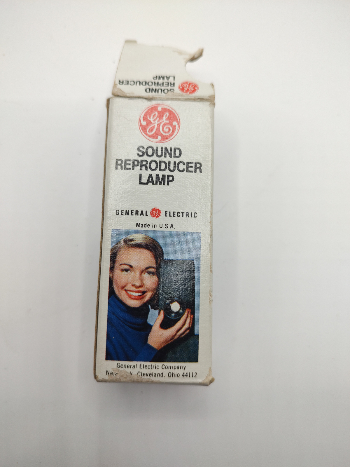 Vintage GE BAK 4V 0.75A Sound Reproducer Optical Exciter Bulb NOS