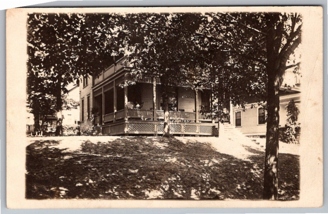 Vintage 1889 Kansas City Residence RPPC: 3736 Walnut Street