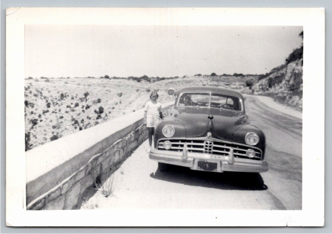 1949 Lincoln Cosmopolitan on Mountain Highway Vintage Snapshot