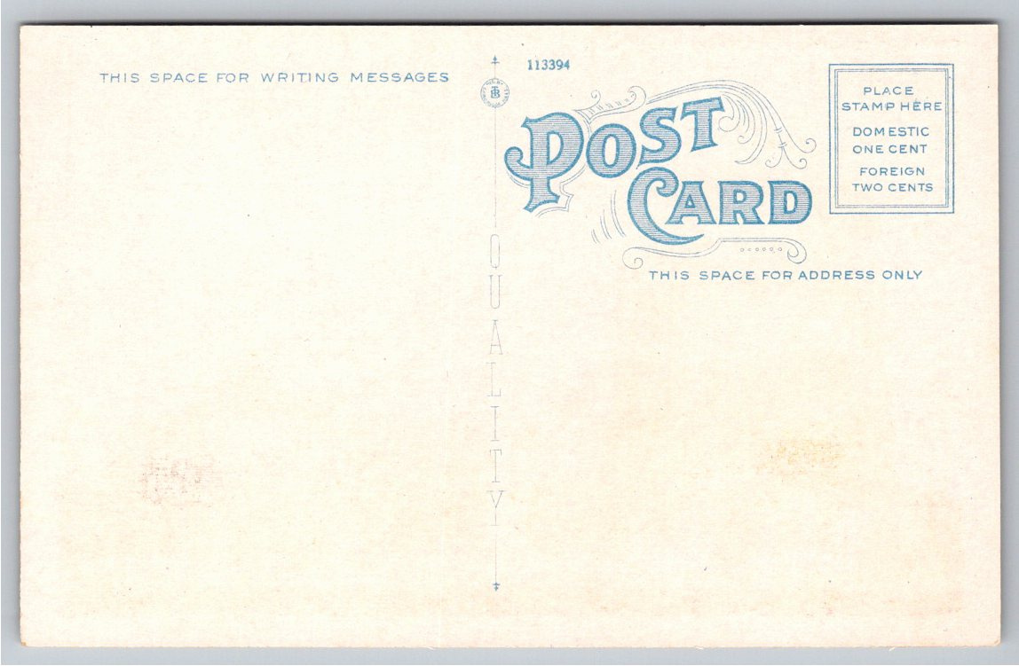 1920s Port Washington Long Island Catholic Church Vintage - Back / Reverse View