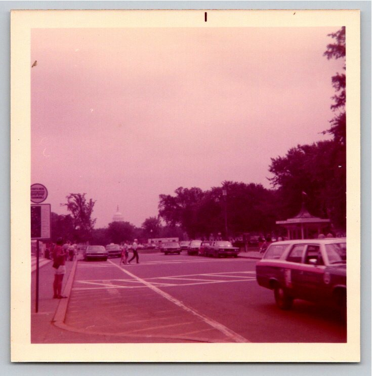Vintage 1971 Washington D.C. Capitol Building Color Photo