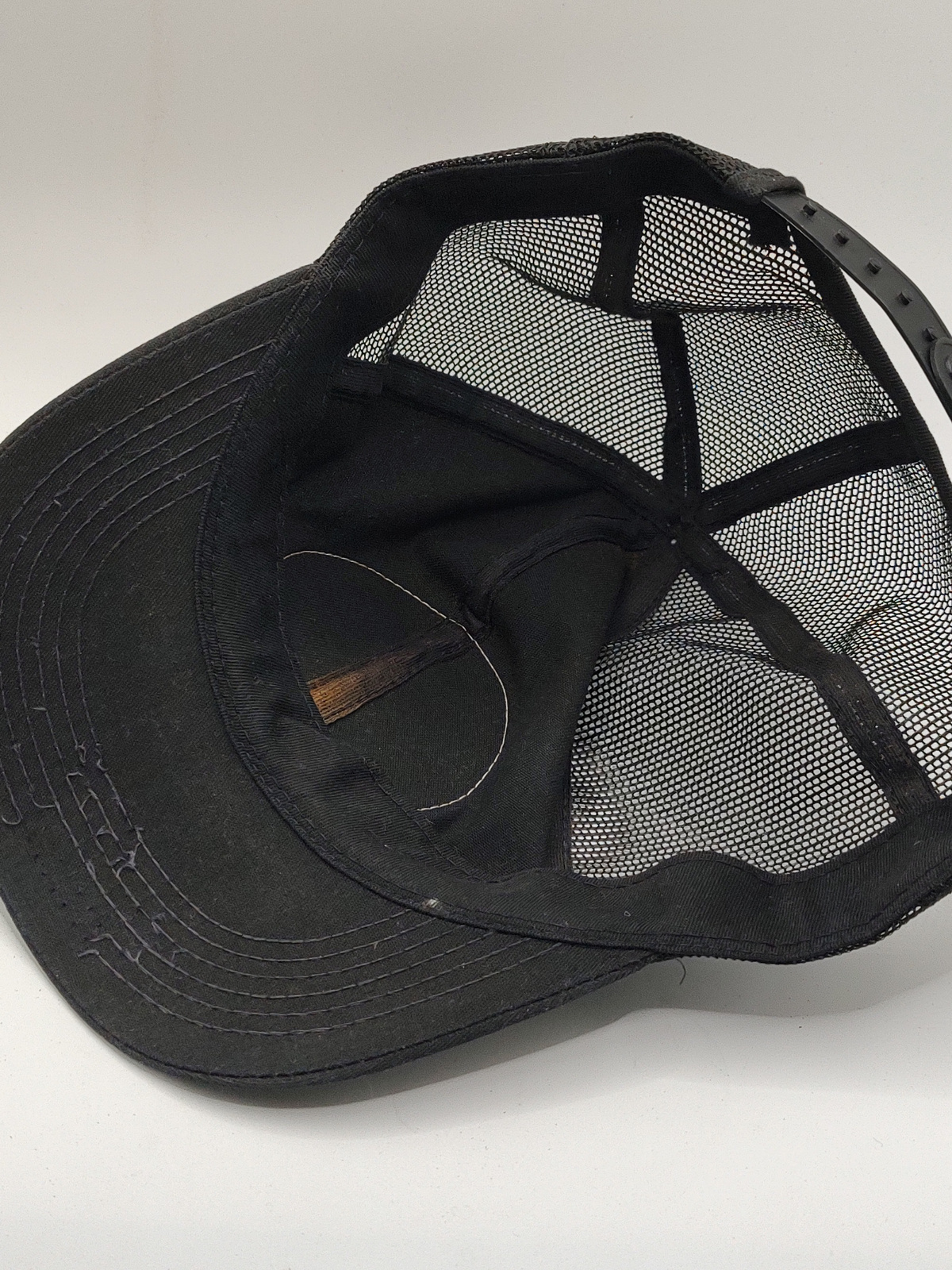 Vintage Save Americas Eagles Mesh Trucker Hat Made in Canada - Angle / View 2